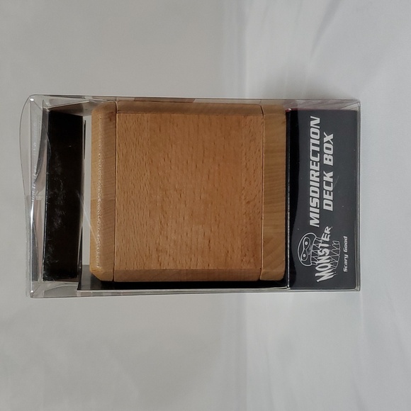 Monster Misdirection Theft-Deterrent TCG Wooden Deck Box- Fake Latch Won't Open - Picture 7 of 13